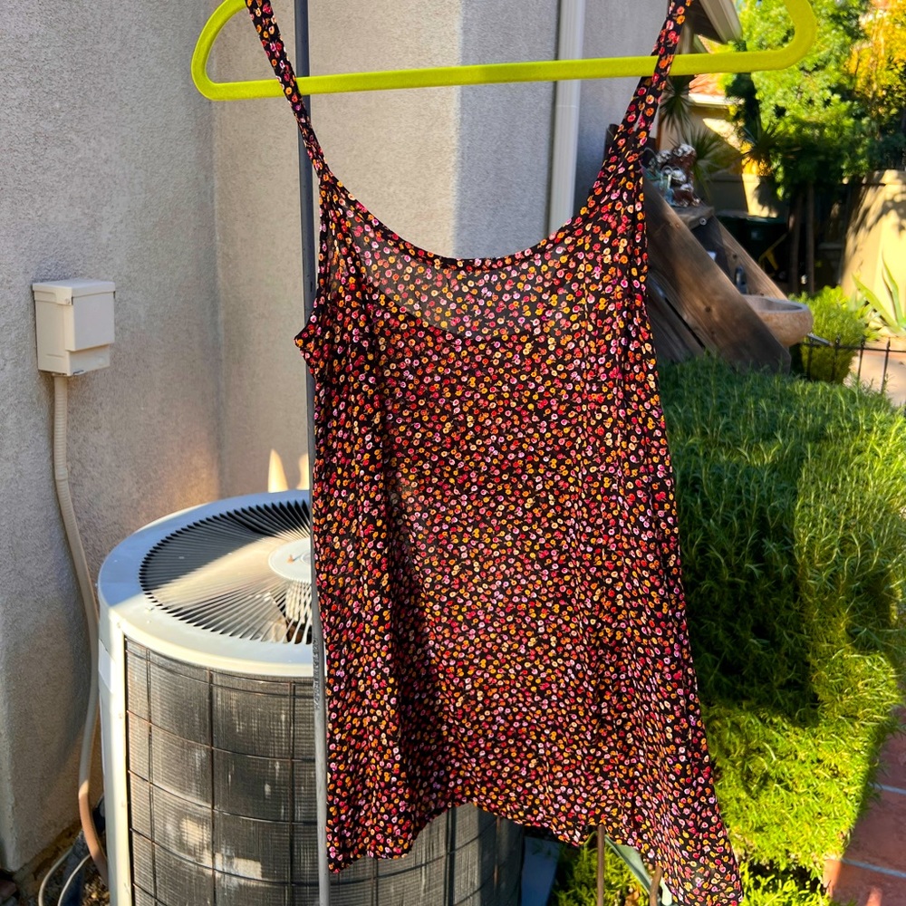 Brandt Melville Black, Red and Yellow Sundress